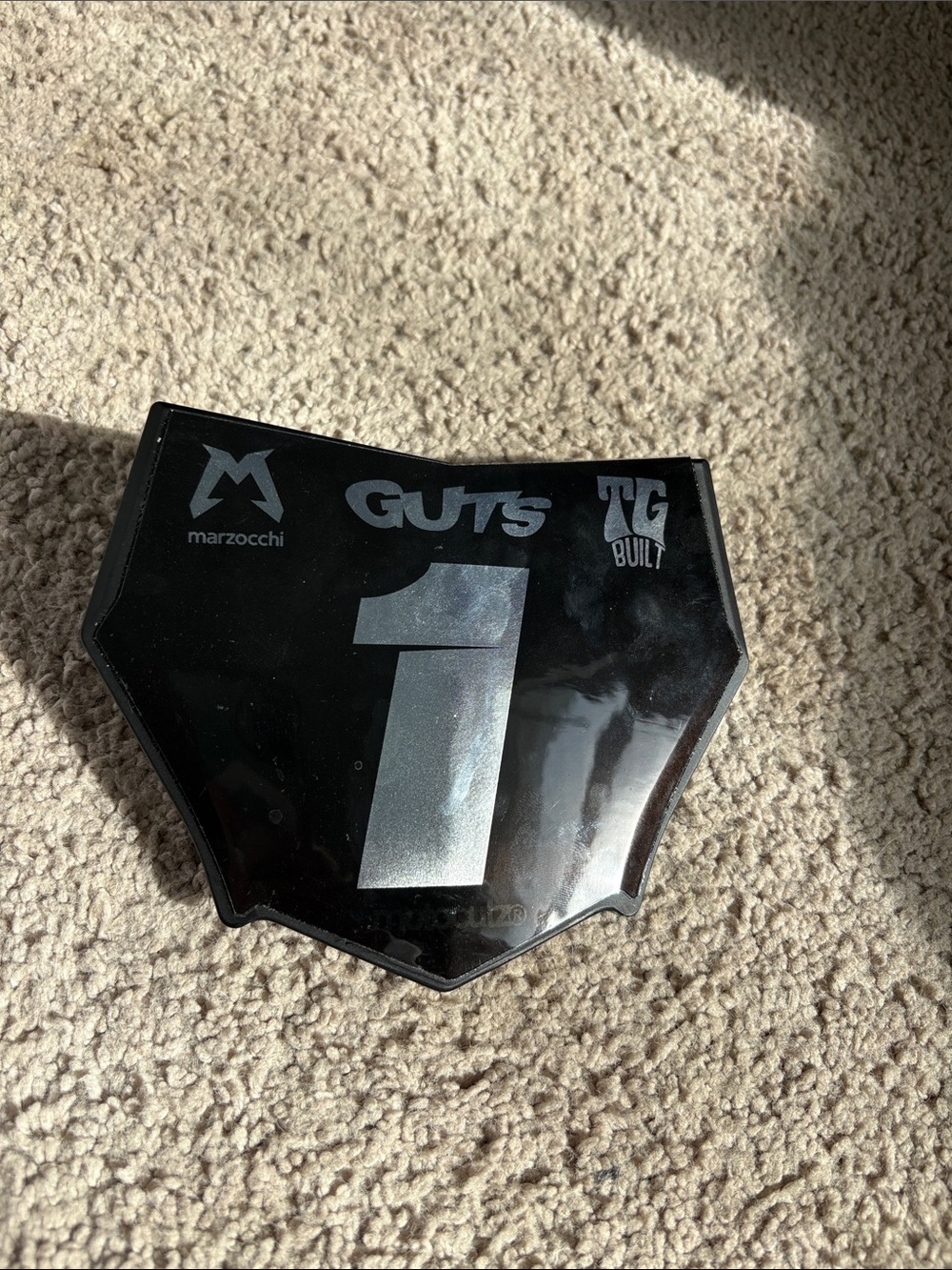 Motocutz race plate micro-number one
